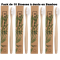 Set of 10 Bamboo toothbrushes 100% Natural Biodegradable Vegan