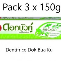 Dentifrice Dok Bua Ku Twin Lotus Aux Herbes 150g ( Pack de 3)