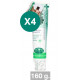 Pack x4 Dentifrice Dentiste Plus White The Nighttime Vitamin C & Xylitol Toothpaste 160g
