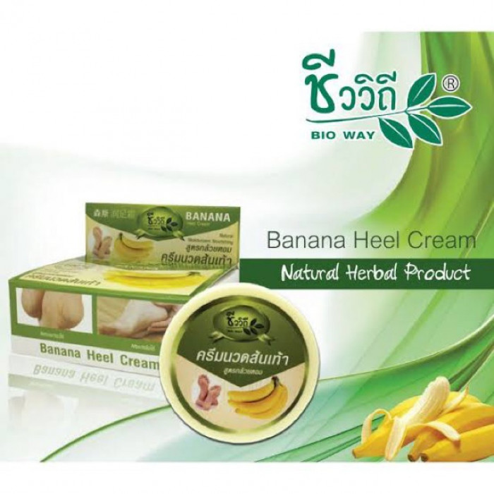 Crème The Banana La Banane soin des pieds craquelés et très abimées