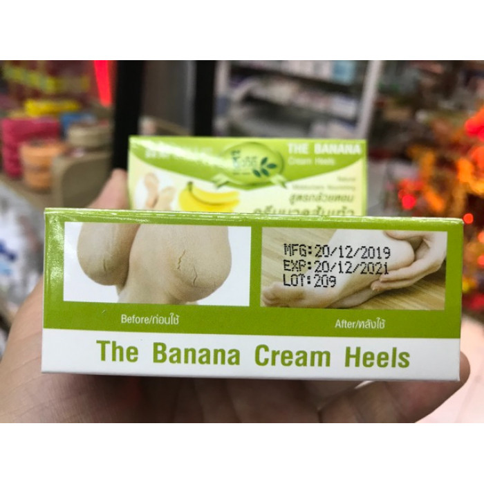 Crème The Banana La Banane soin des pieds craquelés et très abimées