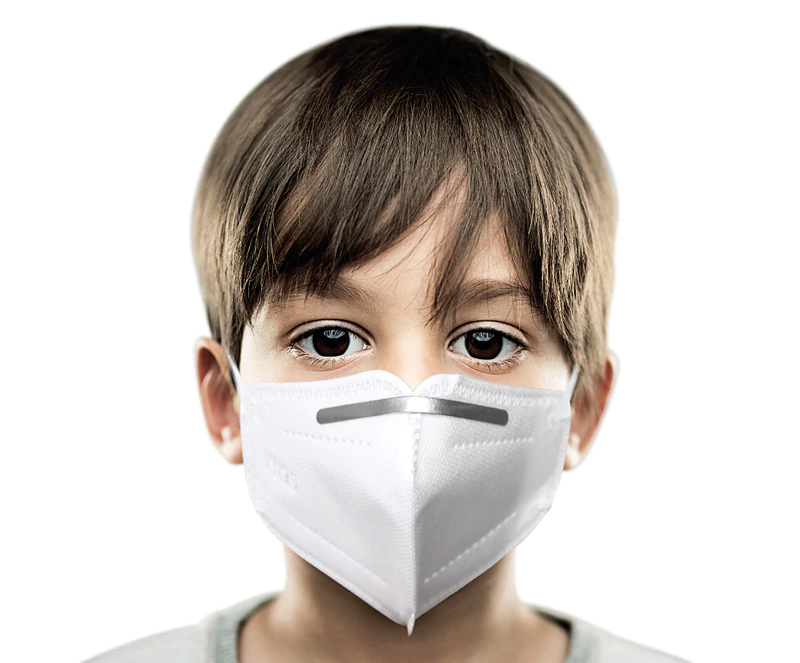 Masque Protection Respiratoire Enfant Visage Respiration Pince Nez
